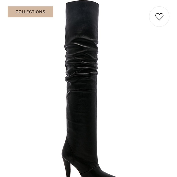 Iro Ava cream over the knee boots leather boots - Picture 5 of 5